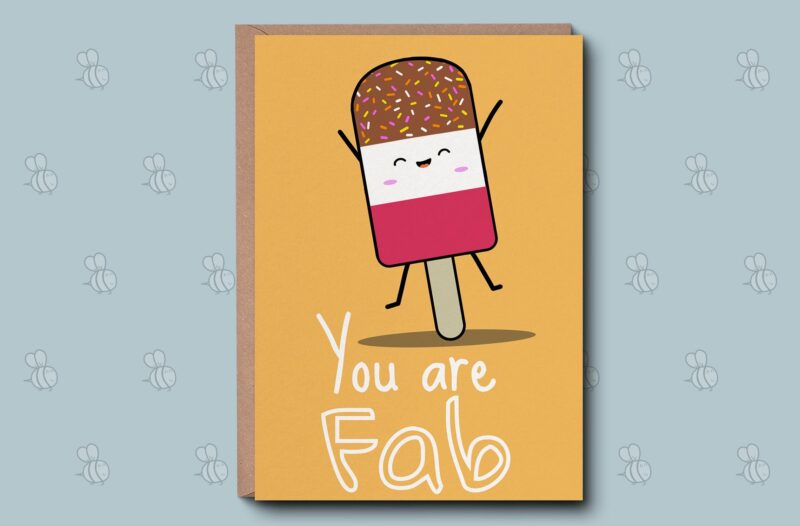 Thank You Card - Fun and Witty 'You Are Fab', Suitable for Graduation Congratulations, Graduation Present