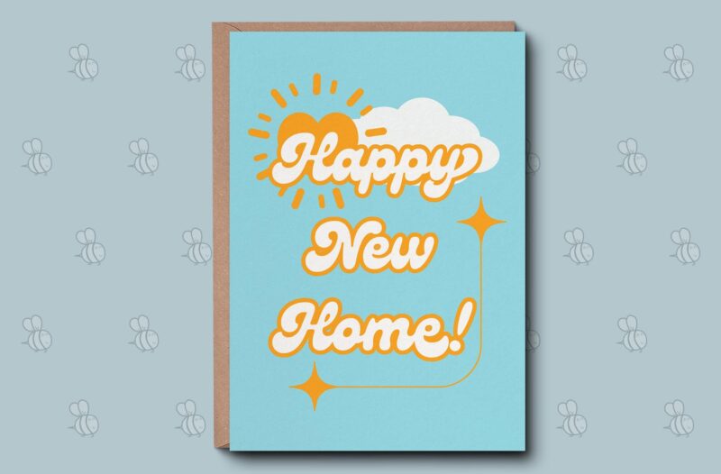 Happy New Home Card - Congratulations On Your New House Card. Funny New House Card. Housewarming Gifts, Housewarming Card. Moving In Card.